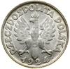 2 złote, 1924 H, Birmingham; Popiersie kobiety z kłosami, odmiana z literą H za datą; Kop. 2859 (R..