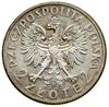 2 złote, 1933, Warszawa; Głowa kobiety w czepcu; Kop. 2910, Parchimowicz 110b; subtelna patyna, pi..
