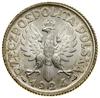 1 złoty, 1924, Paryż; Popiersie kobiety z kłosami; Kop. 2860 (R), Parchimowicz 107a; miejscowa, de..