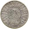 5 złotych, 1934, Warszawa; Józef Piłsudski – Orzeł Strzelecki; wypukły napis PRÓBA na rewersie; Ko..