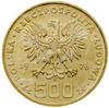 500 złotych, 1976, Warszawa; Tadeusz Kościuszko (1746–1817); Fr. 117, Parchimowicz 320; złoto prób..