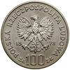 100 złotych, 1978, Warszawa; Ochrona Środowiska – Głowa Łosia, PRÓBA NIKIEL; Parchimowicz P379b; n..