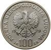 100 złotych, 1979, Warszawa; Ochrona Środowiska – Kozica (na skale), PRÓBA NIKIEL; Parchimowicz P3..