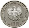 100 złotych, 1982, Warszawa; Ochrona Środowiska – Bocian, PRÓBA NIKIEL; Parchimowicz P405a; nikiel..