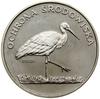 100 złotych, 1982, Warszawa; Ochrona Środowiska – Bocian, PRÓBA NIKIEL; Parchimowicz P405a; nikiel..