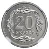20 groszy, 1990, Warszawa; z wypukłym napisem PRÓBA z lewej strony nominału; Parchimowicz P705a; n..