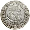 Grosz, 1532, Królewiec; końcówka legendy rewersu PRVSS; Kop. 3774, Slg. Marienburg 1138, Vossberg ..
