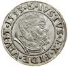 Grosz, 1533, Królewiec; końcówka legendy rewersu PRVSS; Kop. 3775, Slg. Marienburg 1140, Vossberg ..