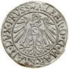 Grosz, 1539, Królewiec; końcówka legendy rewersu PRVSS; Kop. 3780, Slg. Marienburg 1169, Vossberg ..