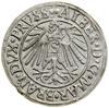 Grosz, 1541, Królewiec; odmiana z długą brodą księcia, końcówka legendy rewersu PRVSS; Kop. 3783, ..