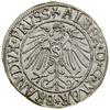Grosz, 1543, Królewiec; końcówka legendy rewersu PRVSS, BRAN z literą N pisaną prawidłowo; Kop. 37..