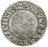 Grosz, 1547, Królewiec; końcówka legendy rewersu PRVS; Kop. 3791 (R2), Slg. Marienburg 1204, Vossb..