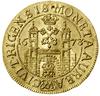 Dukat, 1673, Ryga; Aw: Popiersie władcy w prawo, CAROLUS D G SVEC GOTH VAND REX; Rw: Herb miasta R..
