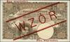 1.000 złotych, 28.02.1919; seria A, numeracja 5699208, obustronnie czerwony nadruk Bez wartości / ..