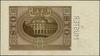 100 złotych, 1.03.1940; seria A, numeracja 0000000, pionowy perforowany napis MUSTER; Lucow 791 (R..