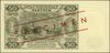50 złotych, 1.07.1948, seria EN, numeracja 0000013, czerwone ukośne WZÓR / SPECIMEN (wzór Jaroszew..