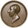 Medal pamiątkowy, 1824, Warszawa, projektował Karol Emanuel Baerend; Aw: Popiersie Adama Kazimierz..