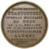 Medal pamiątkowy, 1824, Warszawa, projektował Karol Emanuel Baerend; Aw: Popiersie Adama Kazimierz..