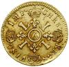 Louis d’or, 1693 9, Rennes; Aw: Popiersie króla w wieńcu i peruce w prawo, LVD XIII D G FR ET NAV ..