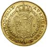 2 eskudo, 1799, Sewilla; Aw: Popiersie władcy w prawo, CAROL•IIII•D•G• HISP•ET IND•R•; Rw:Herb, wo..