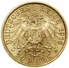 20 marek, 1915 A, Berlin; popiersie cesarza w mundurze; AKS 125, Fr. 3833, Jaeger 253; złoto, 7.95..