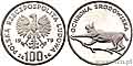 100 złotych, 1979, Ochrona Środowiska - Ryś