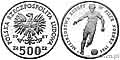 500 złotych, 1987, Mistrzostwa Europy w Piłce Nożnej 1988