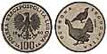 100 złotych, 1980, Ochrona Środowiska - Głuszce