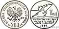 200 złotych, 1980, XIII Zimowe Igrzyska Olimpijskie Lake Placid 1980