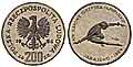 200 złotych, 1984, XIV Zimowe Igrzyska Olimpijskie - Sarajewo 1984