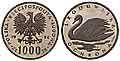 1.000 złotych, 1984, Ochrona Środowiska - Łabędź