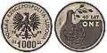 1.000 złotych, 1985, 40 Lat ONZ