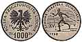 1.000 złotych, 1987, XV Zimowe Igrzyska Olimpijskie 1988