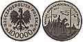 100.000 złotych, 1991, Żołnierz Polski Na Frontach II Wojny Światowej - Mjr Hubal