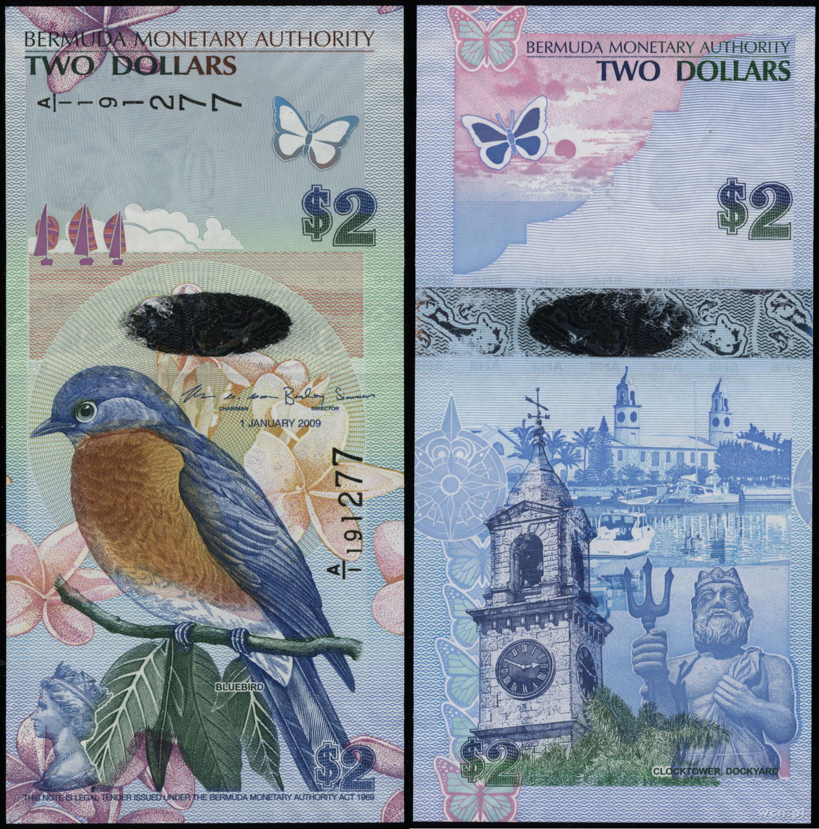 Купюра 2009. Бермуды: 2 доллара 2009 г.. Банкноты Бермудских островов. Бермудский доллар. Купюры Бермудских островов.