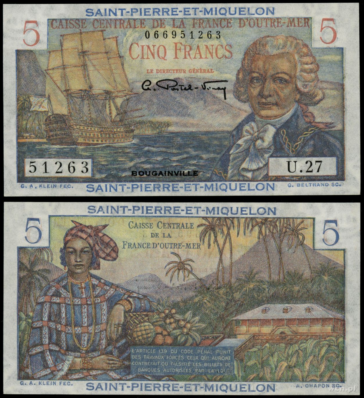 Деньги сена. Банкноты сен-Пьер и Микелон. Банкноты французский экваториальный Африка. Банкнота банкнота пять франков. Банкноты Гваделупы.