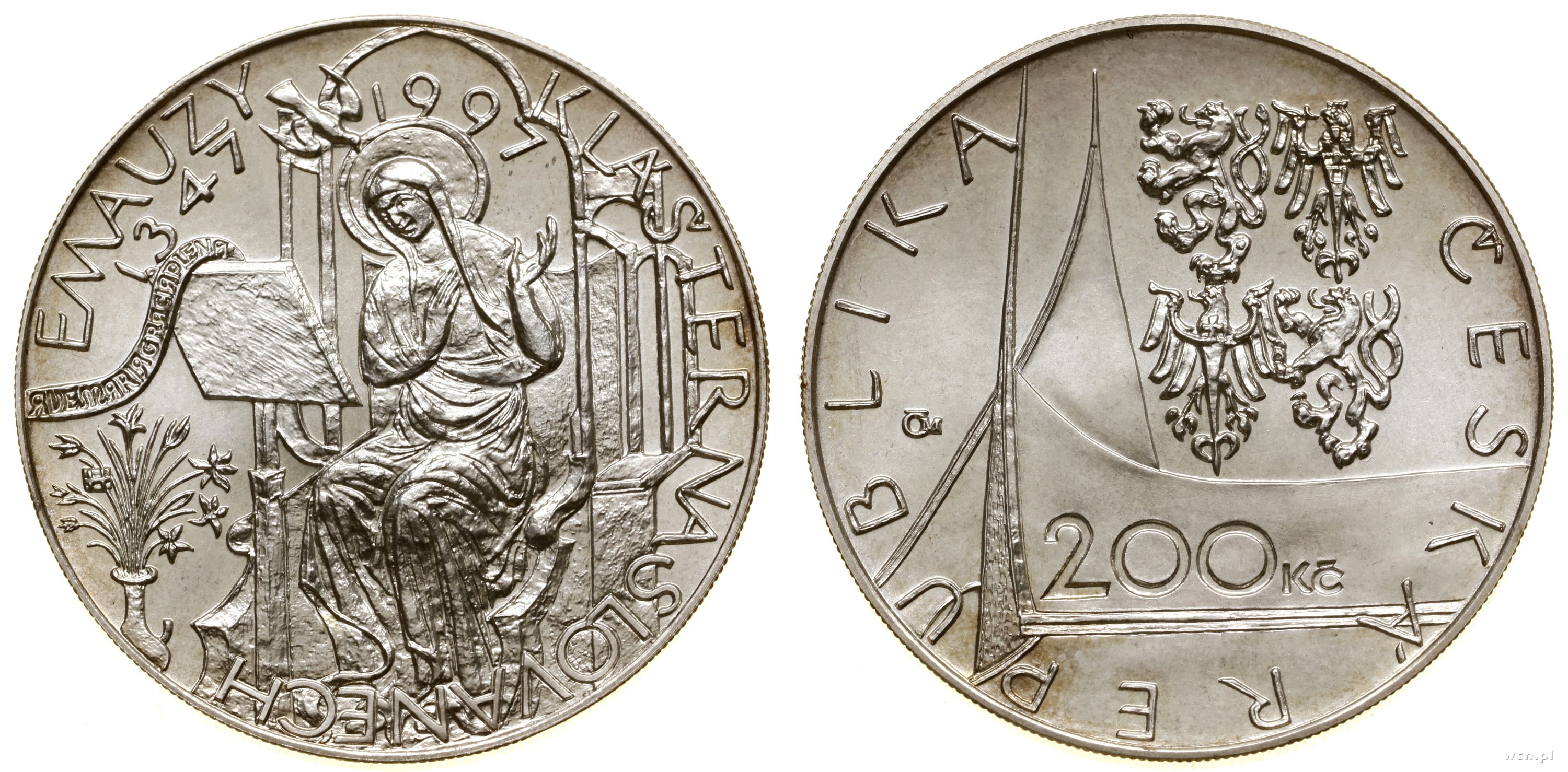 200 koron 1997, Jablonec nad Nysą, 650. Rocznica