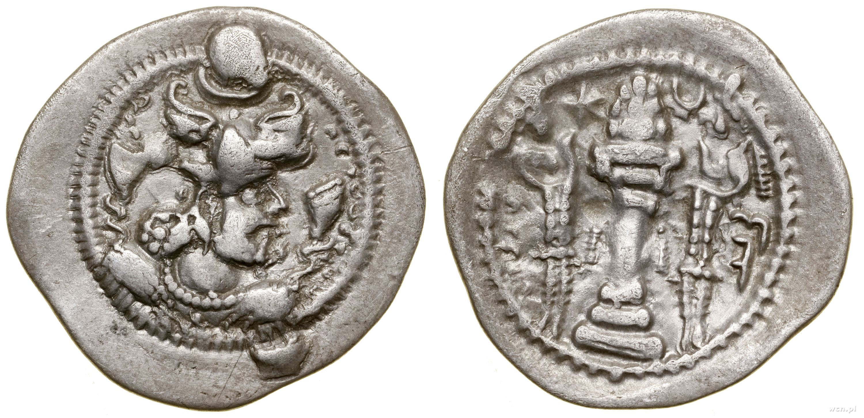 drachma data nieczytelna (ok. 474–484), mennica 