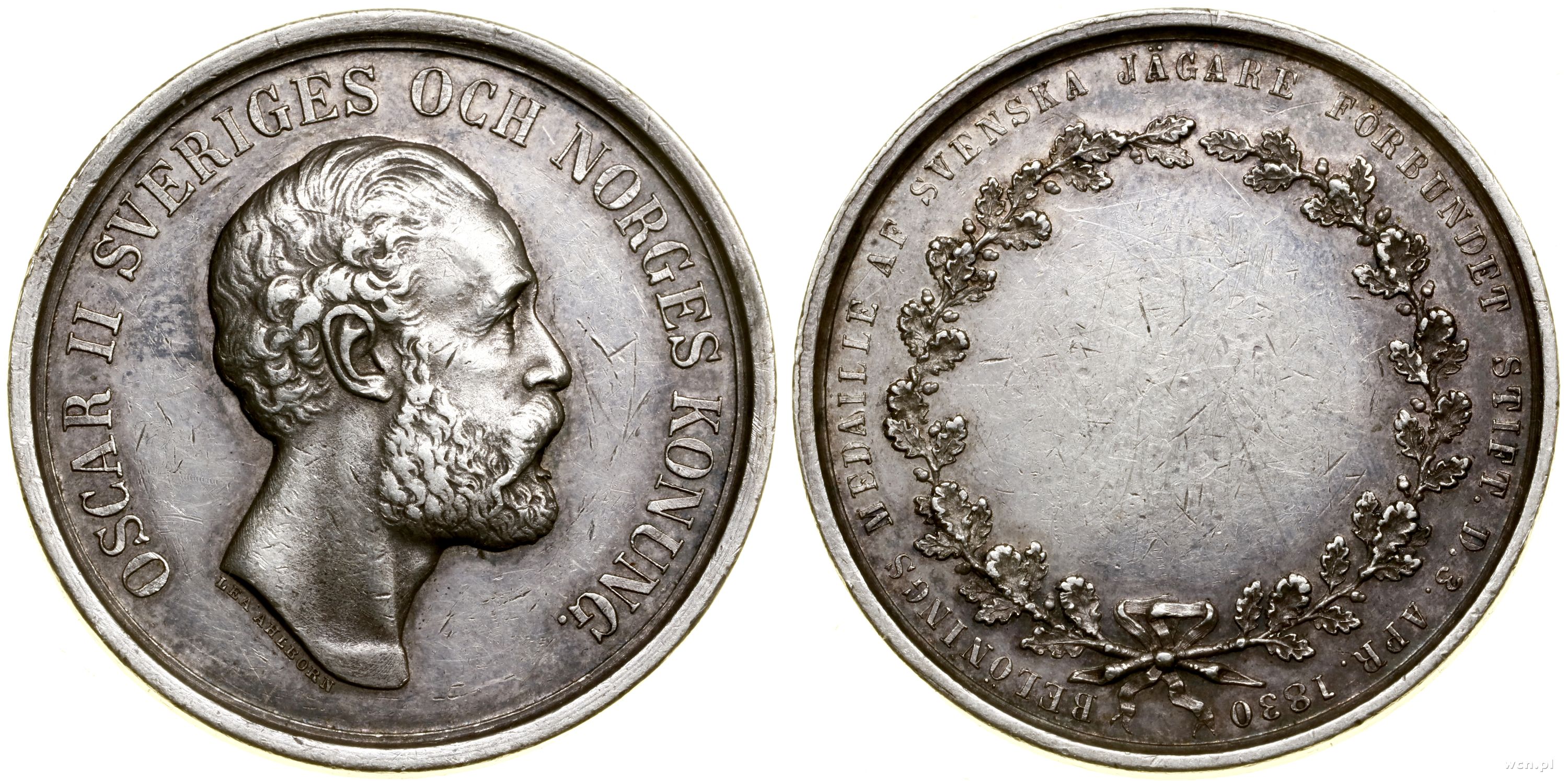Medal Nagrodowy 1830 Aw G owa W Prawo Pod Przeci ciem Szyi 