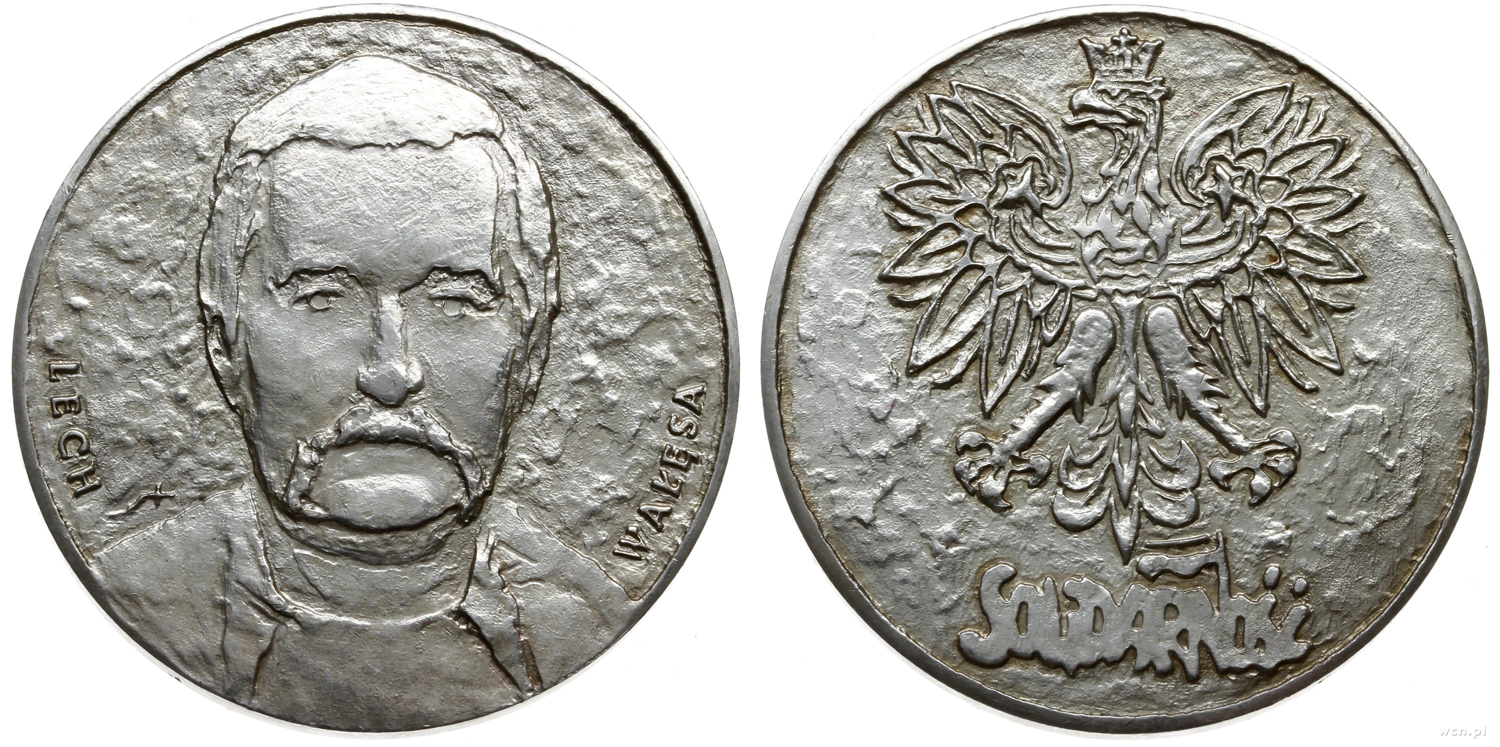 medal Lech Wałęsa - Solidarność, Polska - E-aukcja - Warszawskie