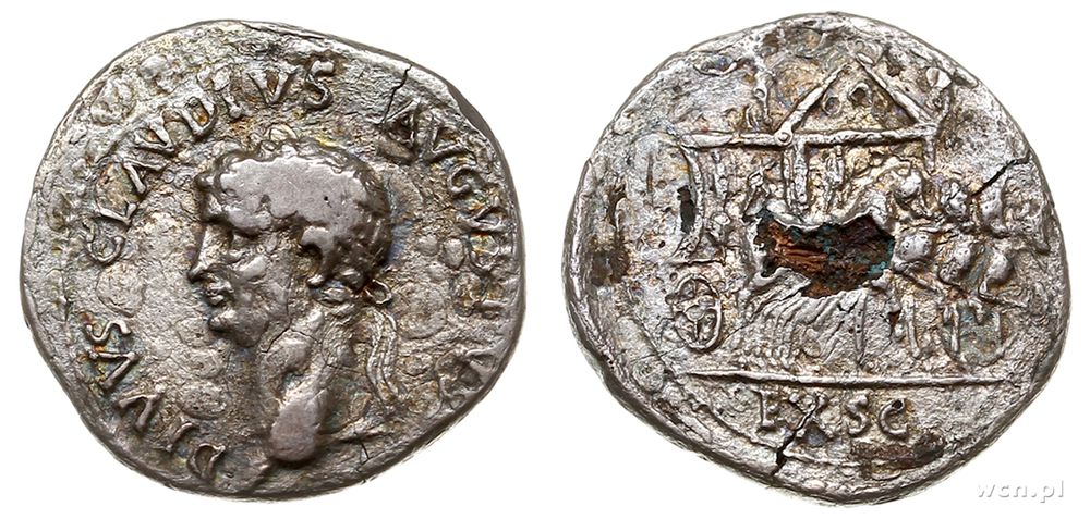Cesarstwo Rzymskie, denar pośmiertny - suberatus