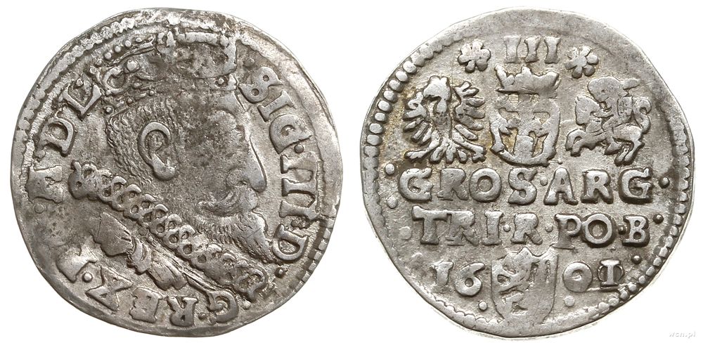 Polska, trojak, 1601
