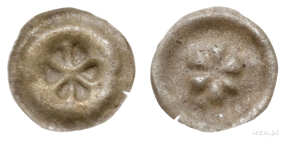 Polska, brakteat, 1. ćwierć XIV w.