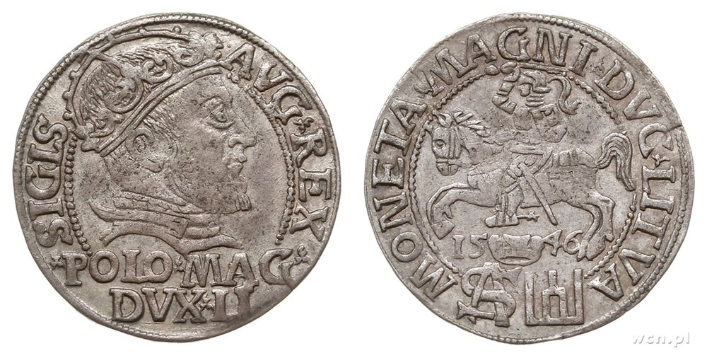 Polska, grosz, 1546