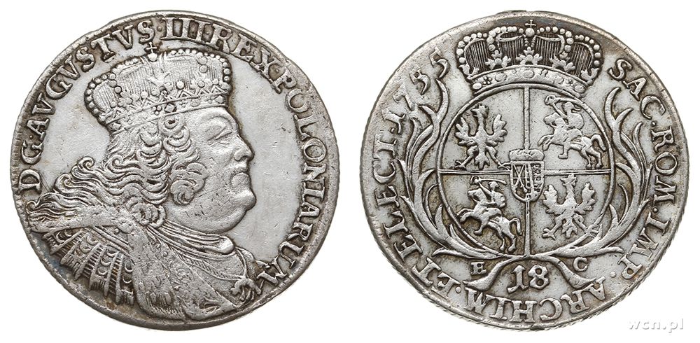 Polska, ort, 1755/EC