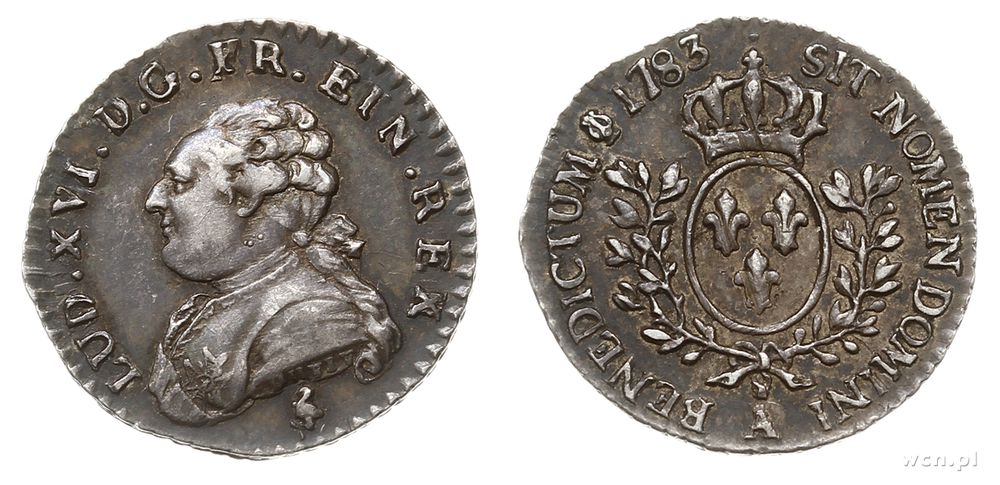 Francja, 1/20 ecu, 1783/A