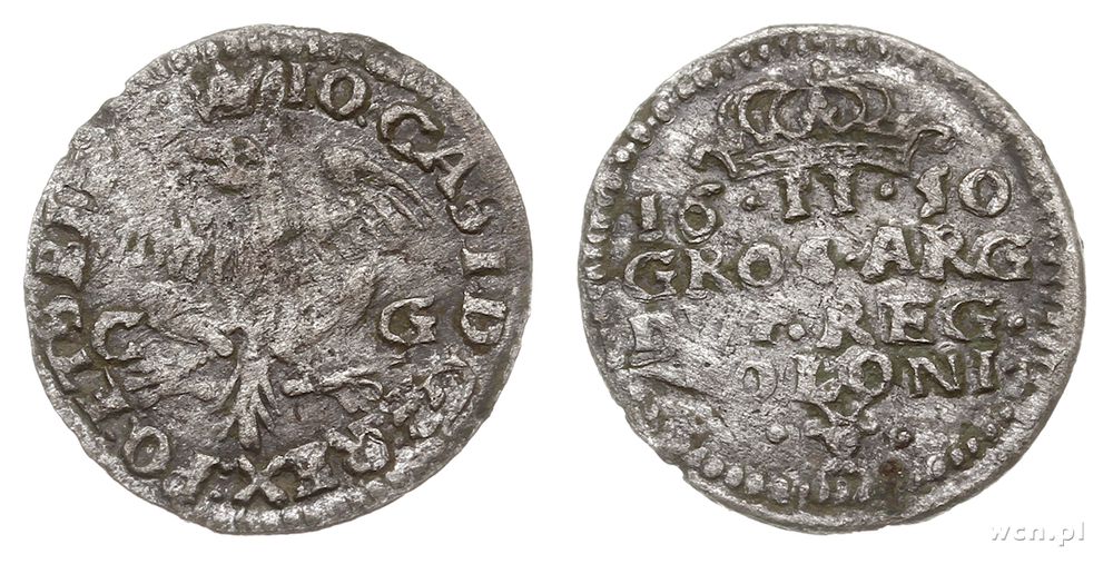 Polska, dwugrosz, 1650 CG