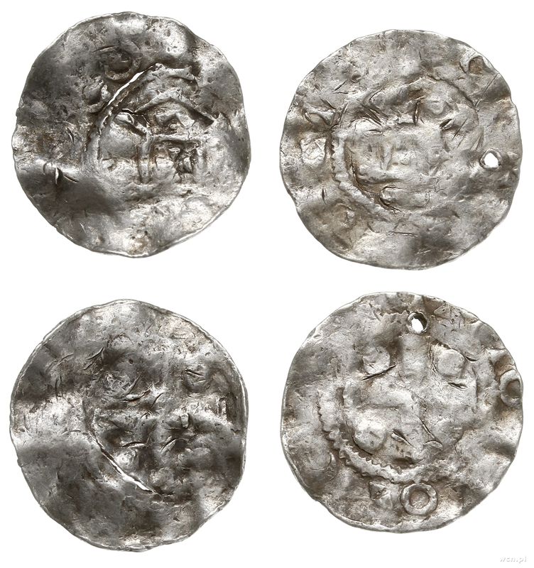 Niemcy, zestaw: 2 x denar typu OAP, X-XI w.