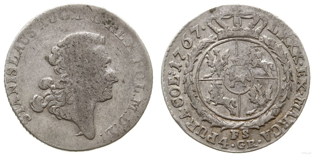 Polska, złotówka, 1767/F.S.