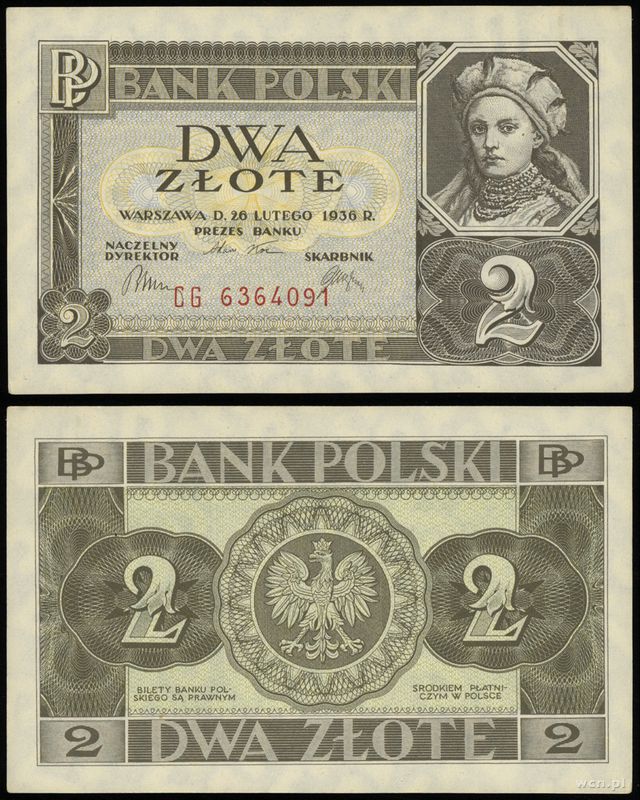 Polska, 2 złote, 26.02.1936